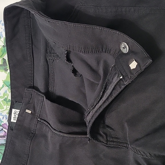 Studio 1940 black pants size 16 - Picture 6 of 9